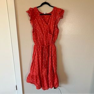Old Navy red dress, size xxl